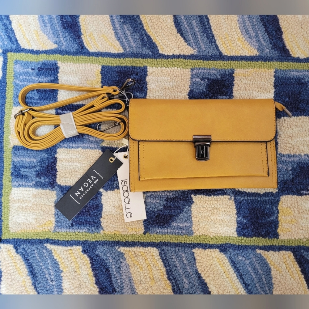 Isabelle Vegan Leather Crossbody/Wristlet